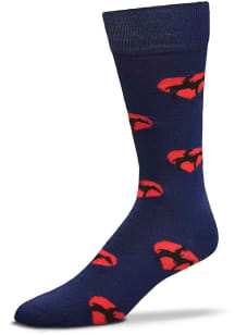 Kansas City KC Scout Heart Allover Mens Dress Socks