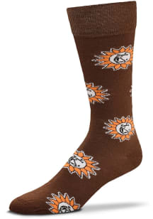 Kansas City KC Sunflower Allover Mens Dress Socks