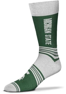 Michigan State Spartans Go Team Mens Dress Socks