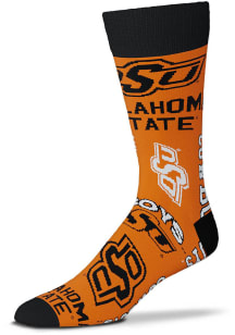 Oklahoma State Cowboys Wall to Wall Mens Dress Socks