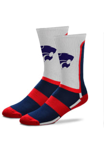 K-State Wildcats Patriotic Mens Crew Socks