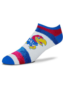 Kansas Jayhawks Prostripe DST Womens No Show Socks