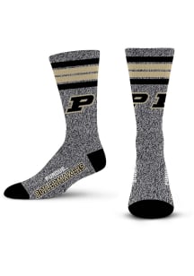 Purdue Boilermakers Marbled 4 Stripe Deuce Mens Crew Socks