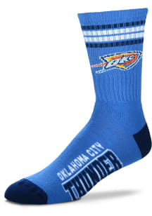 Oklahoma City Thunder 4 Stripe Duece Mens Crew Socks