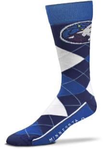 Minnesota Timberwolves Argyle Lineup Mens Argyle Socks