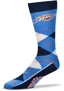 Oklahoma City Thunder Argyle Lineup Mens Argyle Socks