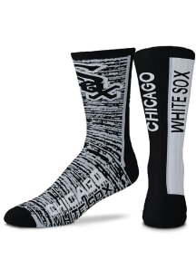 Chicago White Sox Bar Stripe Mens Crew Socks