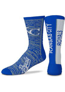 Kansas City Royals Bar Stripe Mens Crew Socks