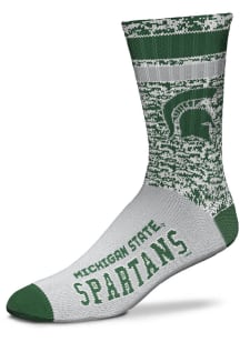 Michigan State Spartans Retro Duece Mens Crew Socks