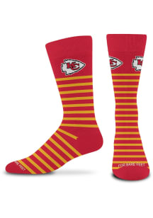 Kansas City Chiefs Thin Stripes Custom Mens Dress Socks