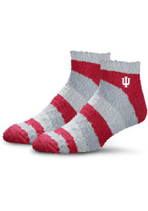 Indiana Hoosiers Rainbow II Sleep Soft Womens Quarter Socks