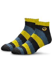 Iowa Hawkeyes Rainbow II Sleep Soft Womens Quarter Socks