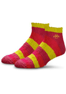 Iowa State Cyclones Rainbow II Sleep Soft Womens Quarter Socks