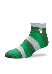 Michigan State Spartans Rainbow II Sleep Soft Womens Quarter Socks