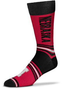 Nebraska Cornhuskers Go Team Mens Dress Socks
