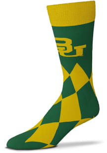 Baylor Bears Big Diamond Mens Dress Socks