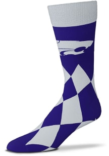 K-State Wildcats Big Diamond Mens Dress Socks