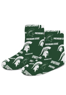 Michigan State Spartans Word Stripe Tonal Baby Quarter Socks