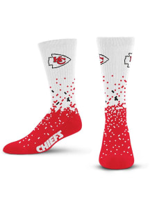 Kansas City Chiefs Red Spray Zone Youth Crew Socks