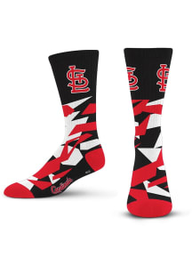 St Louis Cardinals Shattered Camo Mens Crew Socks