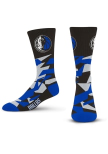 Dallas Mavericks Shattered Camo Mens Crew Socks