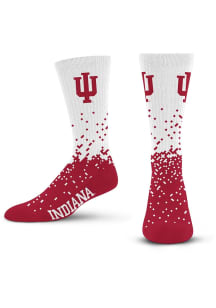 Indiana Hoosiers Spray Zone Mens Crew Socks