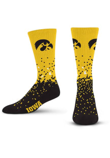Iowa Hawkeyes Spray Zone Mens Crew Socks