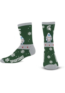 Michigan State Spartans Sweater Yeti Mens Crew Socks