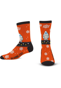 Oklahoma State Cowboys Sweater Yeti Mens Crew Socks