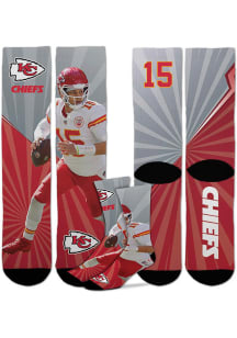 Patrick Mahomes Kansas City Chiefs Record Breaker Mens Crew Socks