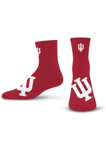 Indiana Hoosiers Big Teams Mens Quarter Socks
