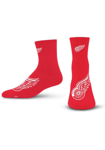 Detroit Red Wings Big Teams Mens Quarter Socks