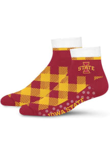 Iowa State Cyclones Cozy Buff Womens Quarter Socks