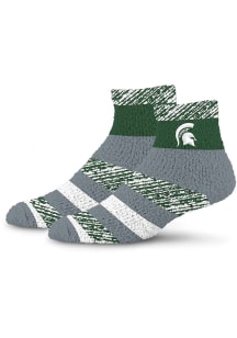 Michigan State Spartans Rainbow RMC Womens Quarter Socks