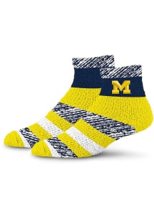 Michigan Wolverines Rainbow RMC Womens Quarter Socks