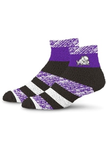 TCU Horned Frogs Rainbow RMC Womens Quarter Socks
