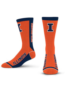 Illinois Fighting Illini MVP Mens Crew Socks