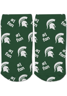 Michigan State Spartans #1 Fan Baby Quarter Socks