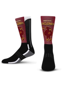 Iowa State Cyclones Mascot Fever Mens Crew Socks