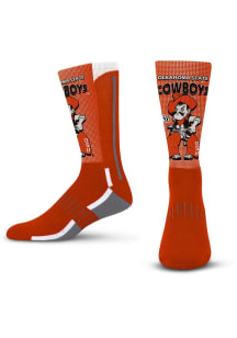 Oklahoma State Cowboys Orange Mascot Fever Youth Crew Socks