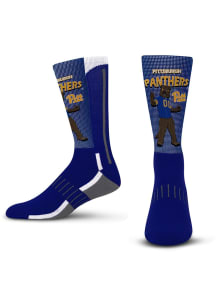 Pitt Panthers Gold Mascot Fever Youth Crew Socks