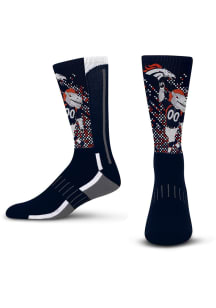 Denver Broncos Mascot Fever Mens Crew Socks