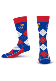 Kansas Jayhawks Remix Mens Argyle Socks
