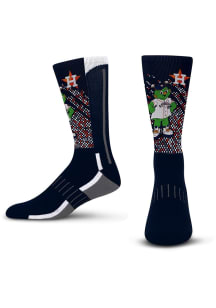 Houston Astros Navy Blue Mascot Scoreboard Youth Crew Socks