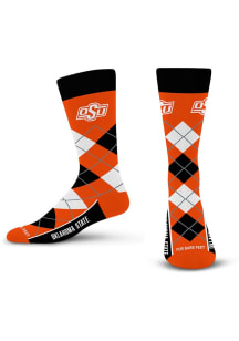 Oklahoma State Cowboys Remix Mens Argyle Socks