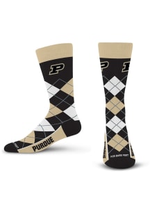 Purdue Boilermakers Remix Mens Argyle Socks