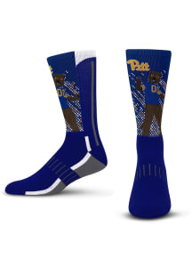 Pitt Panthers Blue Mascot Scoreboard Youth Crew Socks
