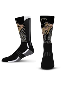 Purdue Boilermakers Black Mascot Scoreboard Youth Crew Socks