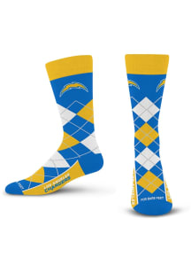 Los Angeles Chargers Remix Mens Argyle Socks