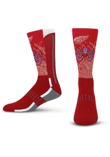 Detroit Red Wings Red Mascot Scoreboard Youth Crew Socks